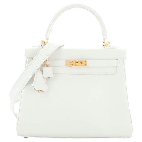 hermes kelly blanc
